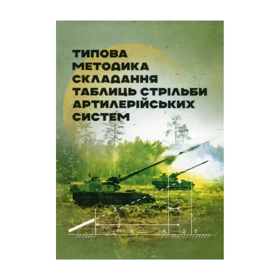 Зображення Типова методика складання таблиць стрільби артилерійських систем