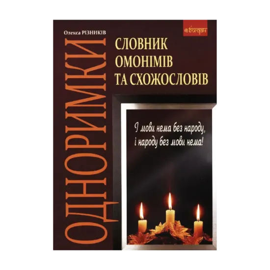 Зображення Словник омонімів та схожословів