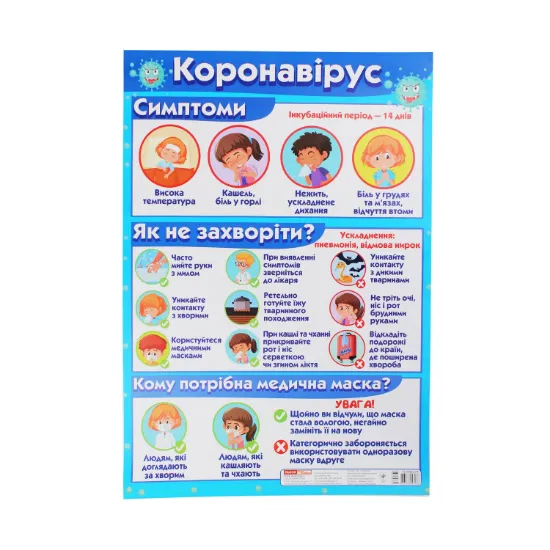 Зображення Плакат. Коронавірус